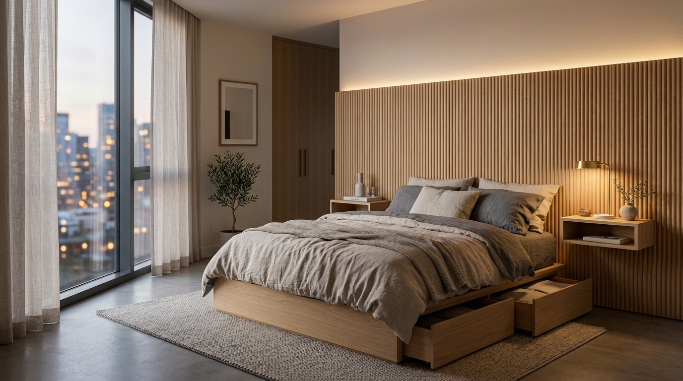 Small Bedroom Ideas: 25 High-End Architectural Solutions for Maximizing Space, Light, and Serenity