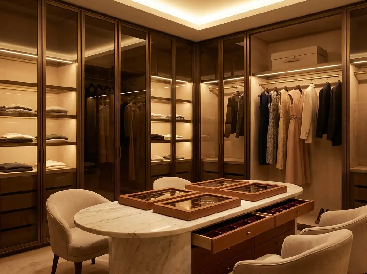 Bespoke Dressing Rooms & Couture Wardrobes - Rowui Architecture