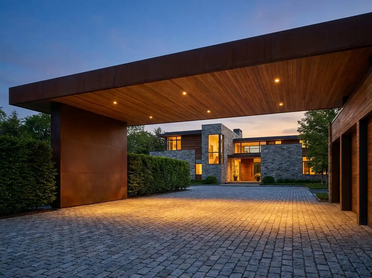 Curated Arrival Portes-Cochère & Motor Courts - Rowui Architecture