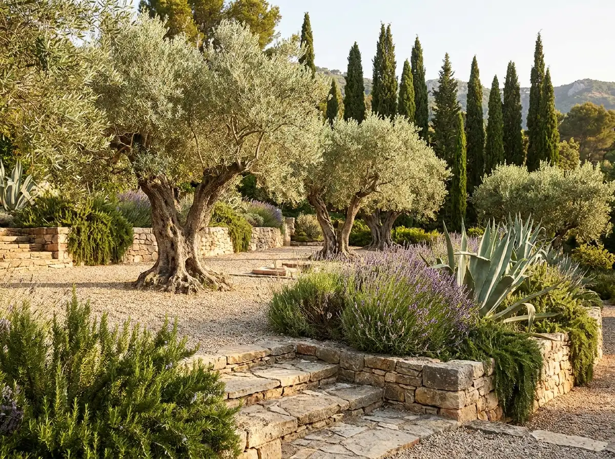 Mediterranean & Xeriscape Dry-Climate Gardens - Rowui Architecture