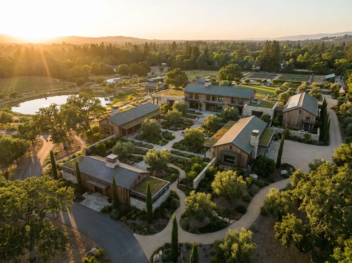 Multi-Structure Private Estate Compounds - Rowui Architecture