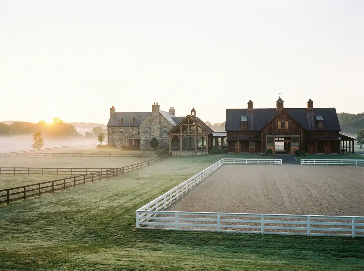 Private Equestrian Estate & Stables Architecture - Rowui Architecture