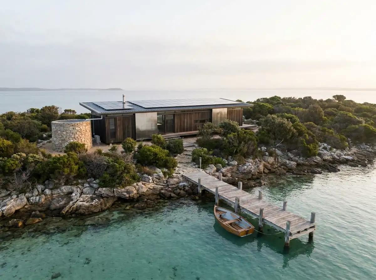 Remote Island & Off-Grid Architecture - Rowui Architecture