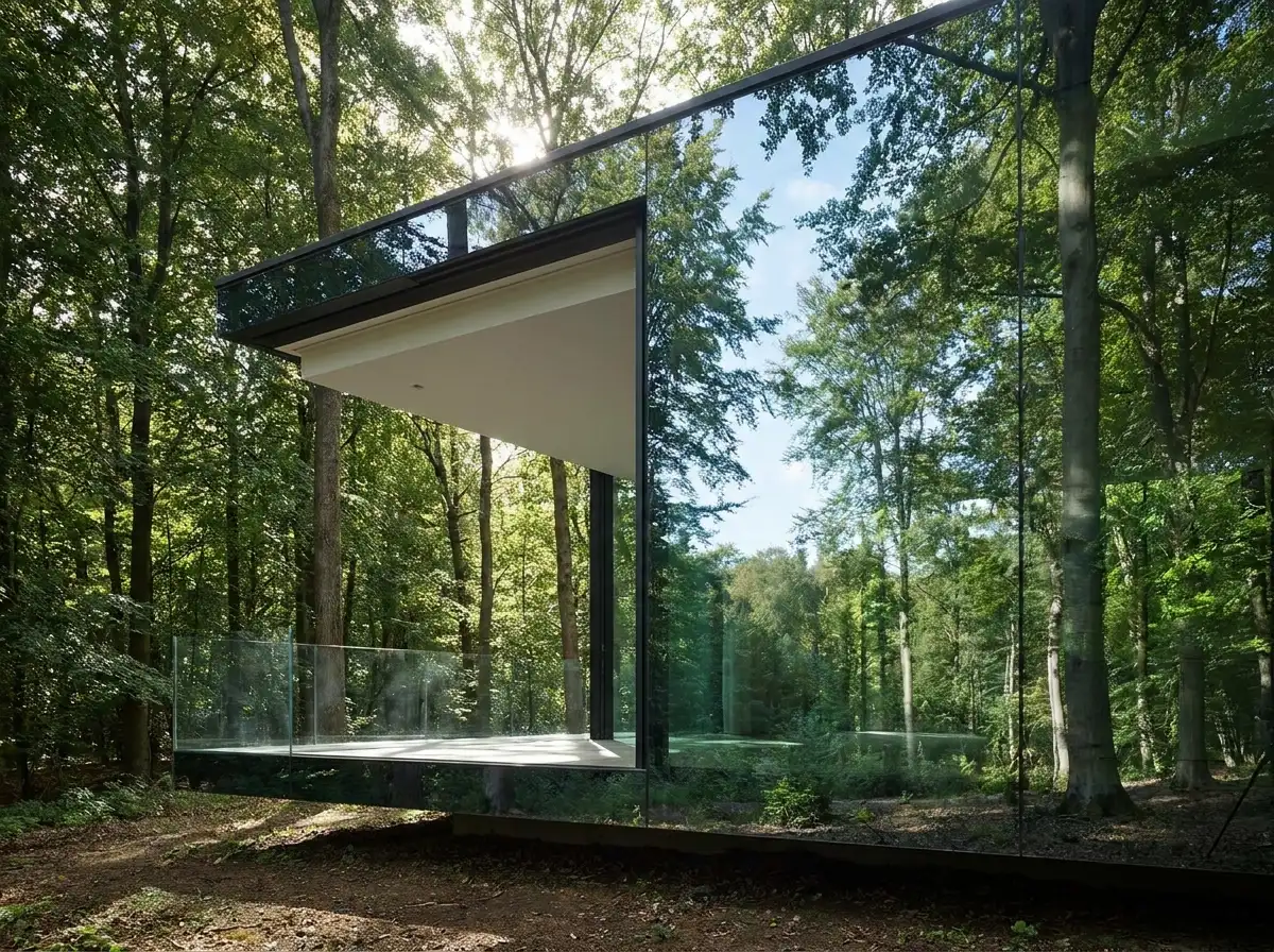 Structural Glass Enclosures & Cantilevered Volumes - Rowui Architecture