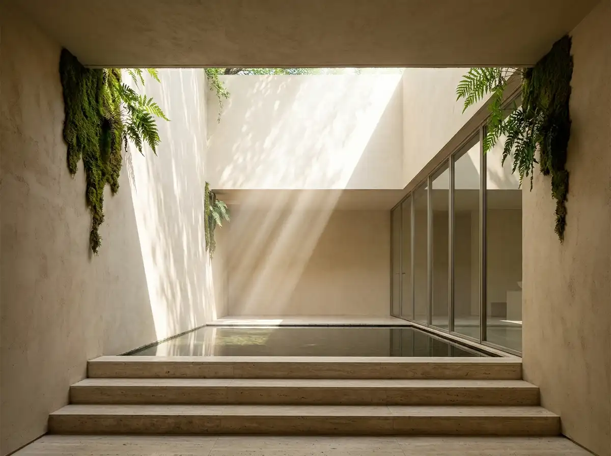 Subterranean & Courtyard Living Architecture - Rowui Architecture