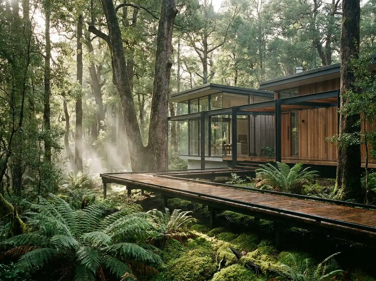 Woodland Estate Integration & Native Reforestation - Rowui Architecture