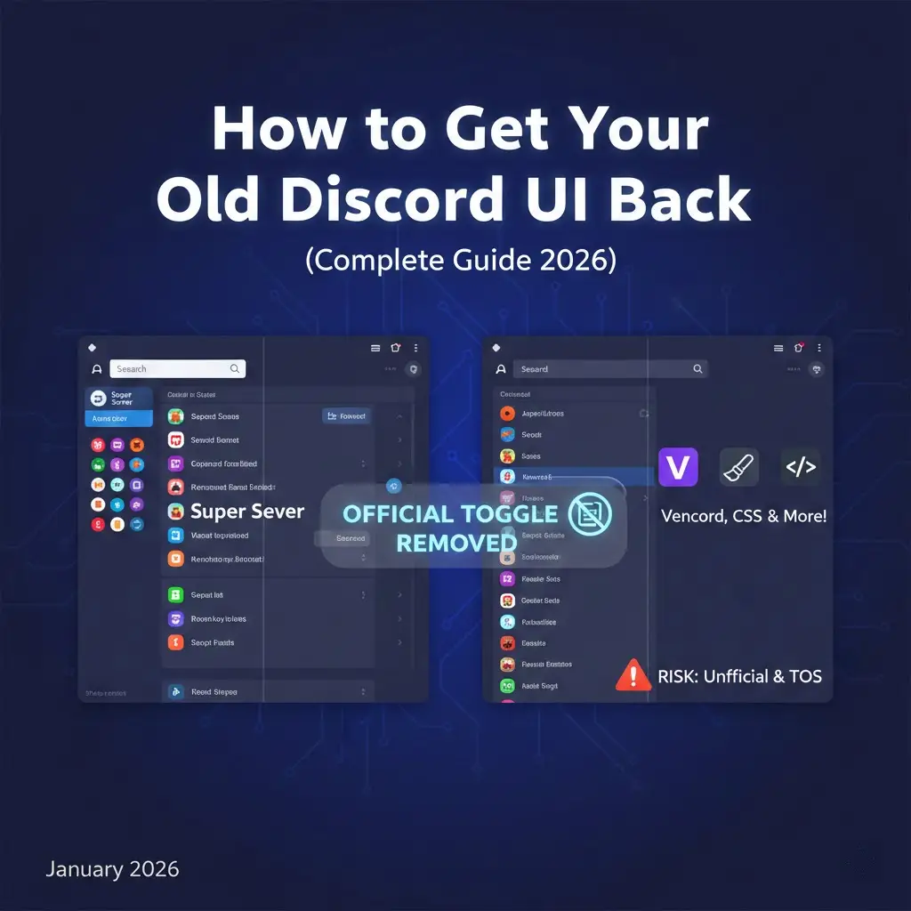 How to Get Your Old Discord UI Back (Complete Guide 2026)