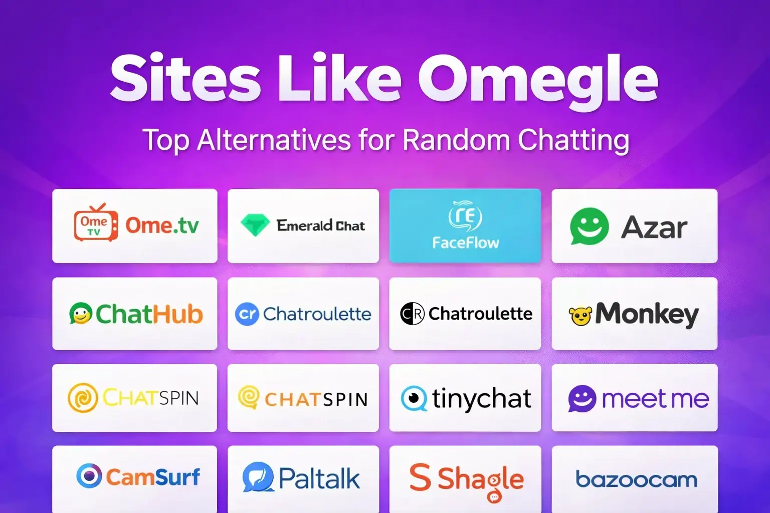 15 Sites Like Omegle That Still Work in 2026