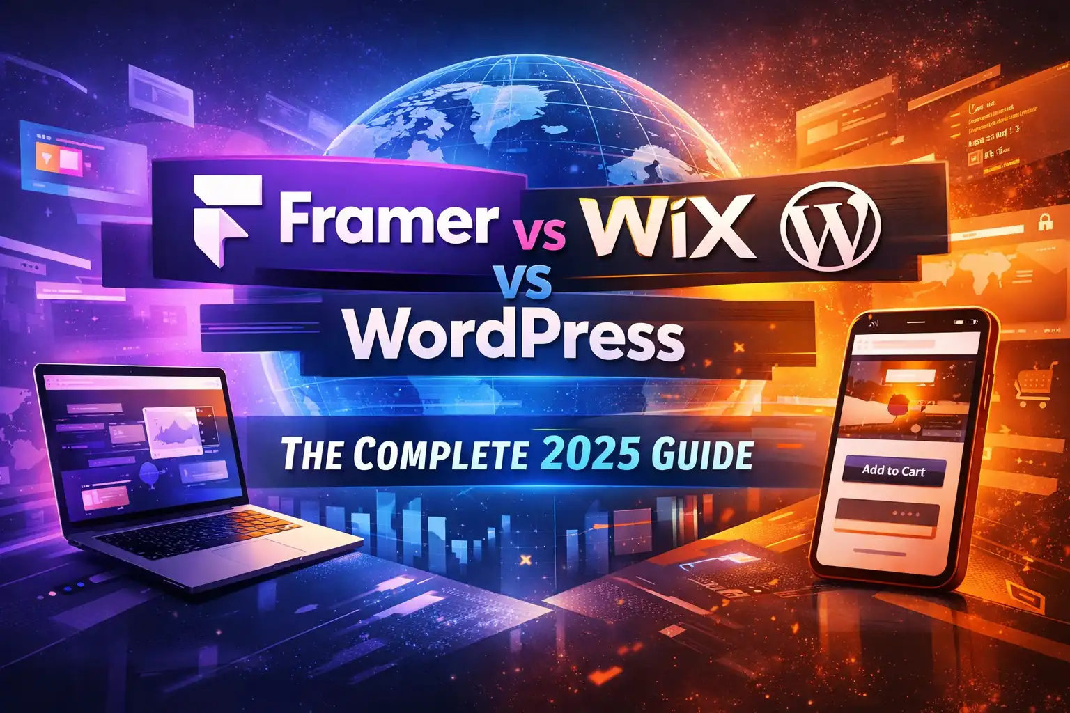 Evaluate The Web Design Company: WordPress On Framer Vs. Wix (Framer vs Wix vs WordPress)